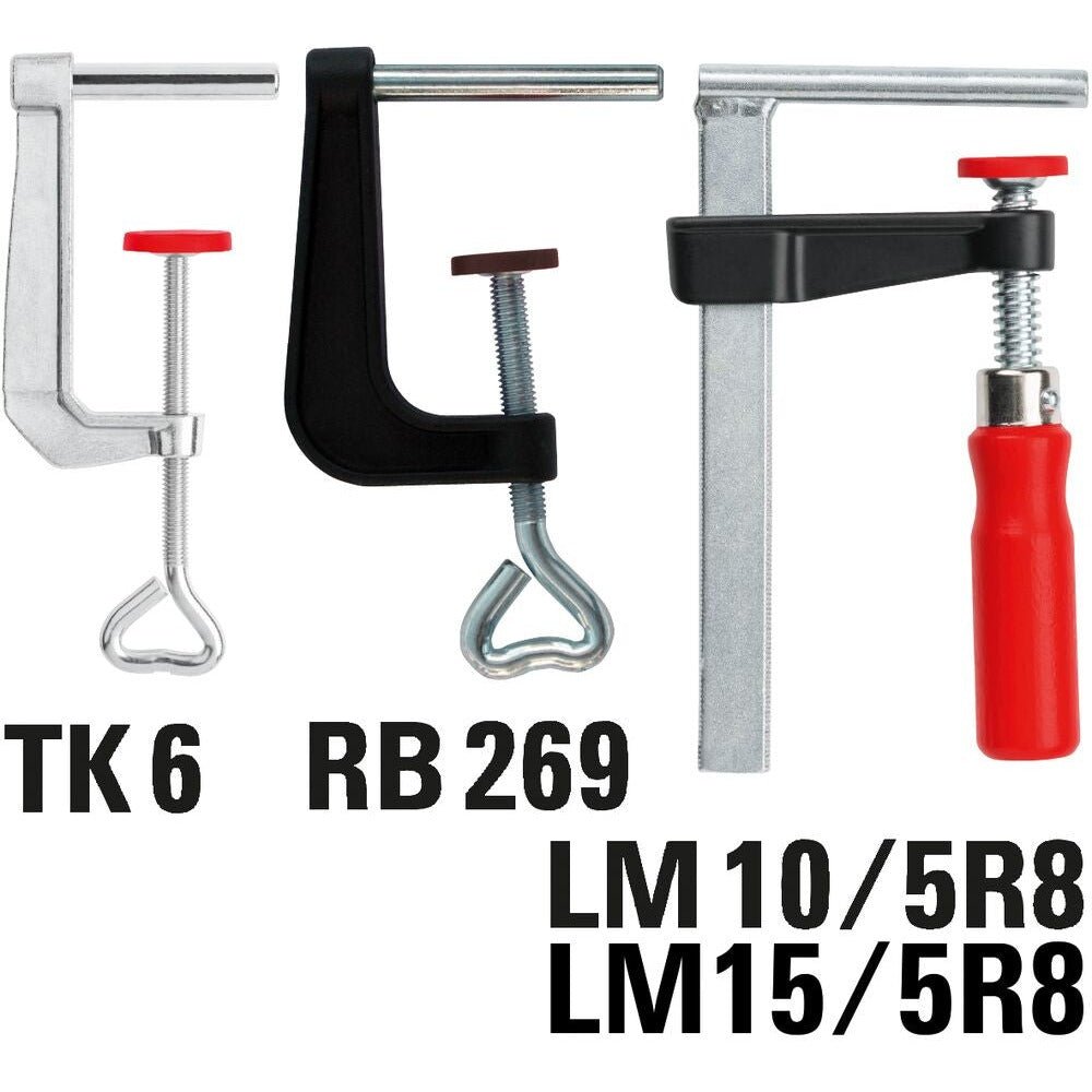 Bessey LM155R8 - Tornillo de apriete Bessey LM/5R8 150/50 - Ferrotecnia