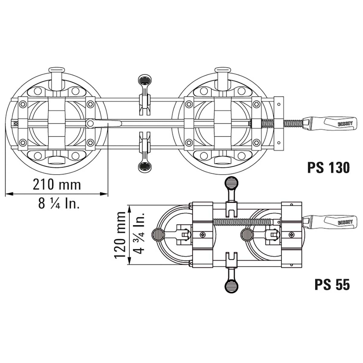 Bessey PS130 - Sistema para montaje encimeras Bessey PS130 - Ferrotecnia