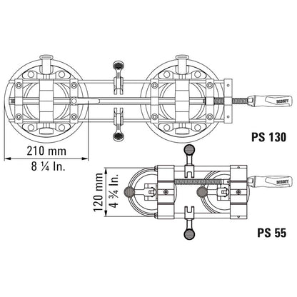 Bessey PS130 - Sistema para montaje encimeras Bessey PS130 - Ferrotecnia