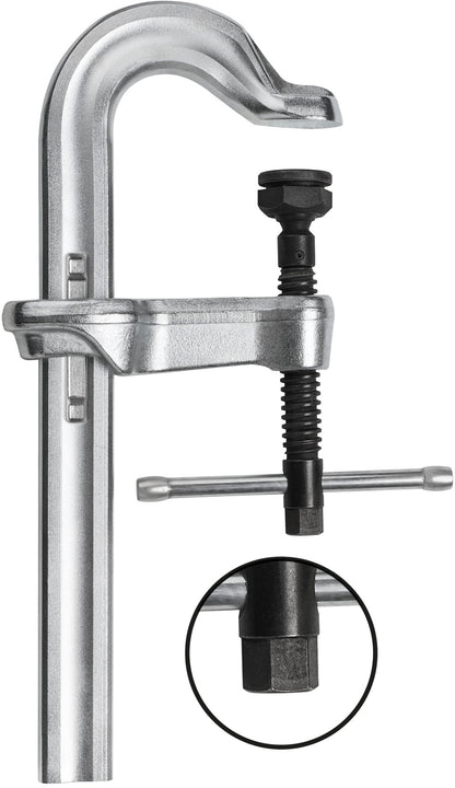 Bessey STBVC25 - Tornillo de apriete de acero forjado de alta potencia STBVC 250 mm - Ferrotecnia