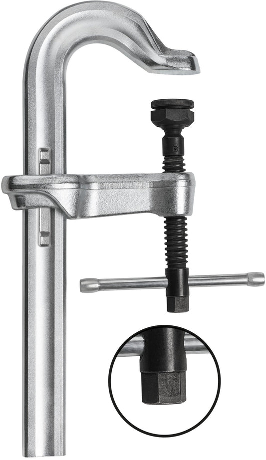 Bessey STBVC25 - Tornillo de apriete de acero forjado de alta potencia STBVC 250 mm - Ferrotecnia