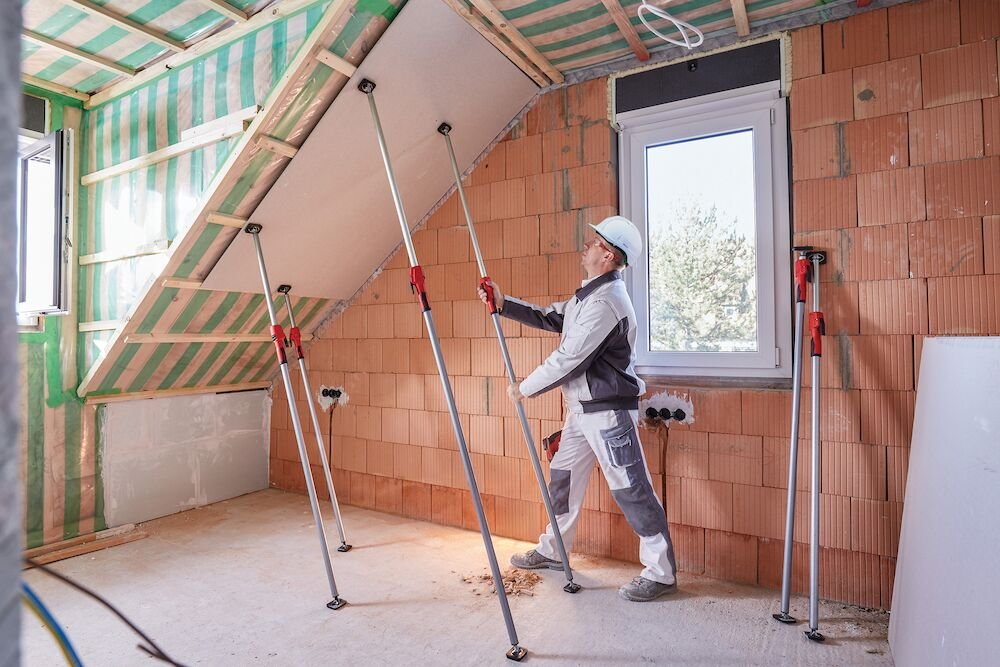 Bessey STE 300 - Puntal de expansión con mecanismo de bombeo de 1,7 a 3 metros - Ferrotecnia