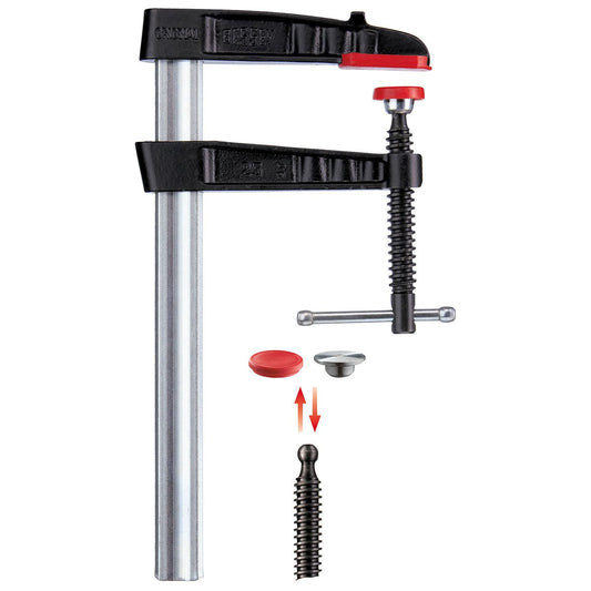 Bessey TG16K - Tornillo de apriete con pasador metálico en cruz Bessey TG - K 160/80 - Ferrotecnia