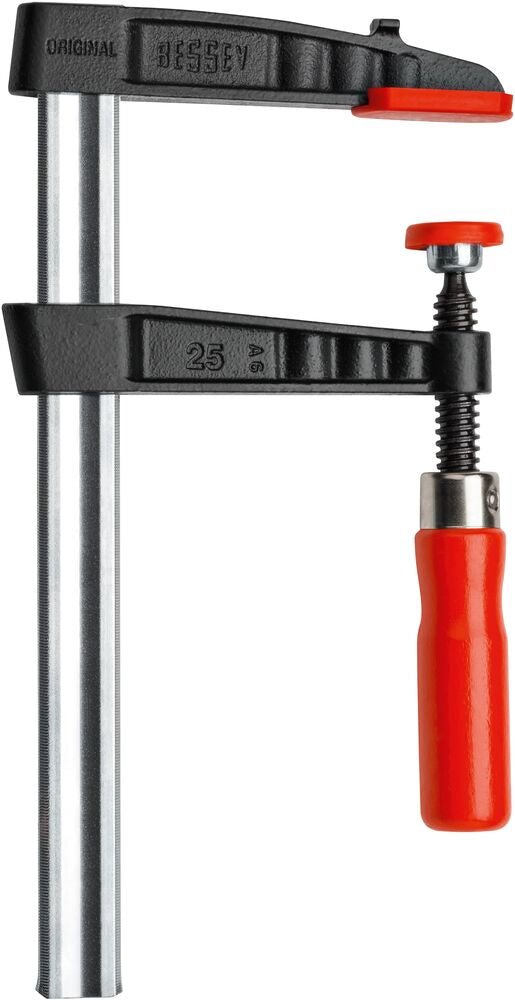 Bessey TG40S14 - Tornillo de apriete con mango de madera Bessey TG 400/140 - Ferrotecnia