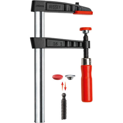 Bessey TG80S17 - Tornillo de apriete con mango de madera Bessey TG 800/175