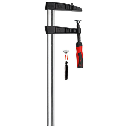 Bessey TGK150 - 2K - Tornillo de apriete reforzado con mango bicomponente TGK 1500/120 - Ferrotecnia