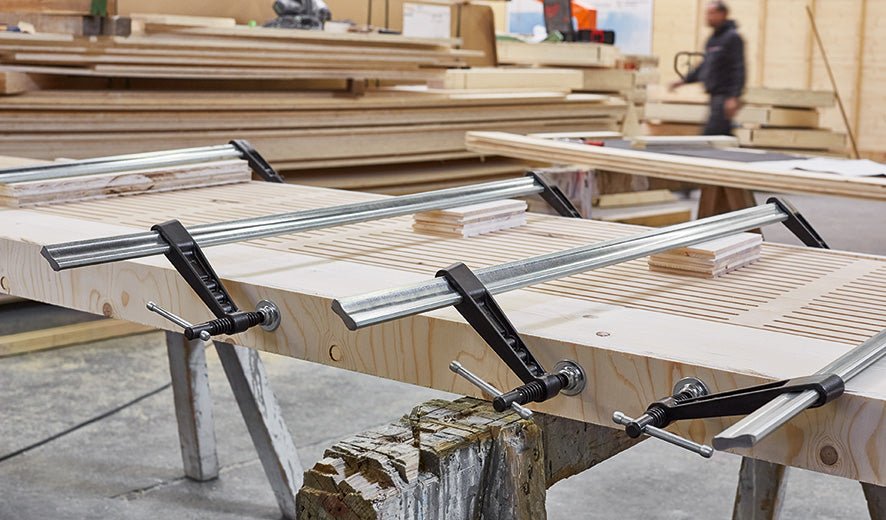 Bessey TGK300K - Tornillo de apriete con mordazas de fundición TGK - K 3000 mm - Ferrotecnia