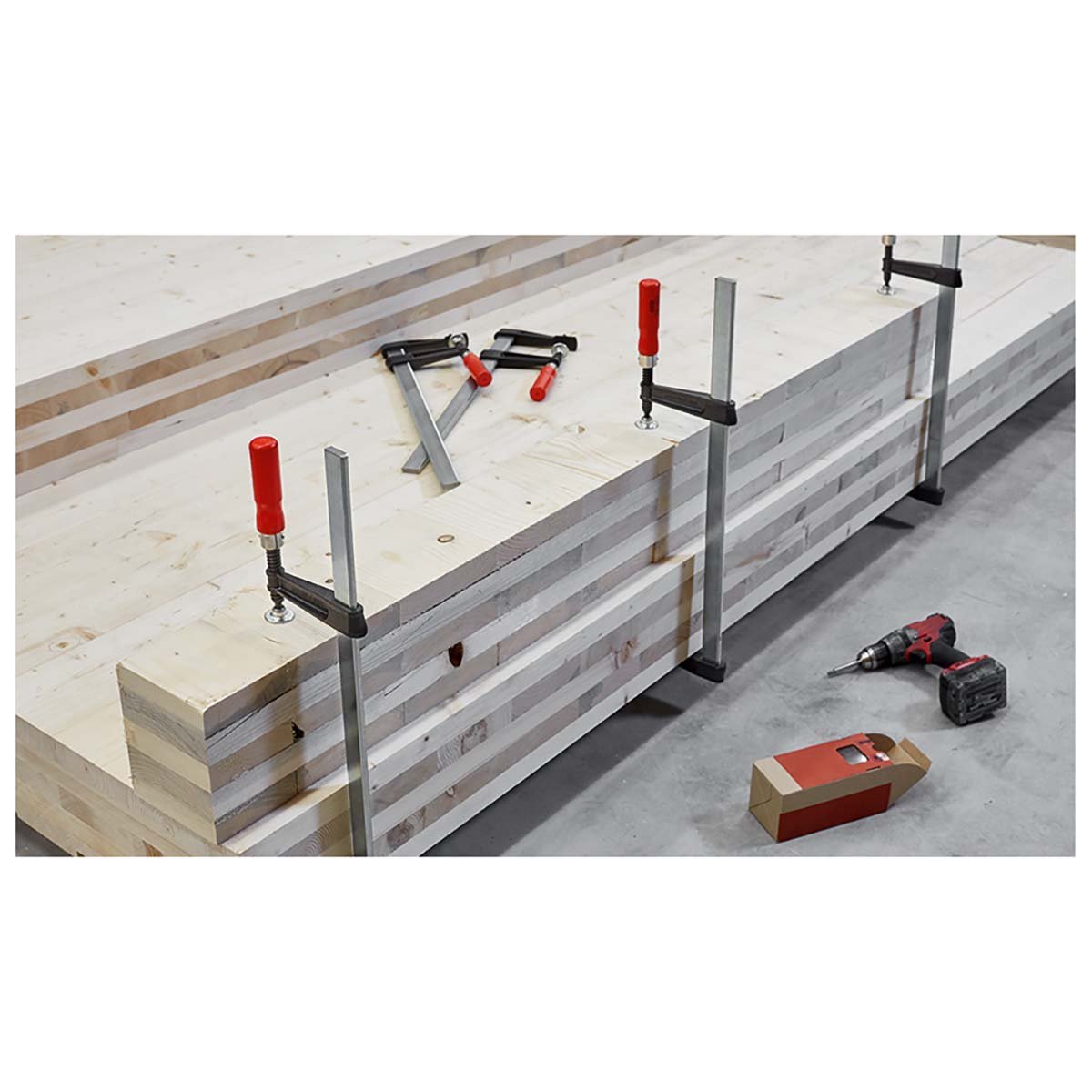 Bessey TGKR50 - Tornillo de apriete reforzado con mango de madera Bessey TGKR 500/120 - Ferrotecnia