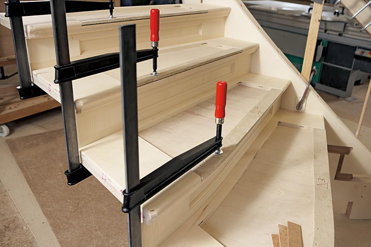 Bessey TGN40T30 - Tornillo de apriete con mango de madera de gran alcance Bessey TGNT 400/300 - Ferrotecnia