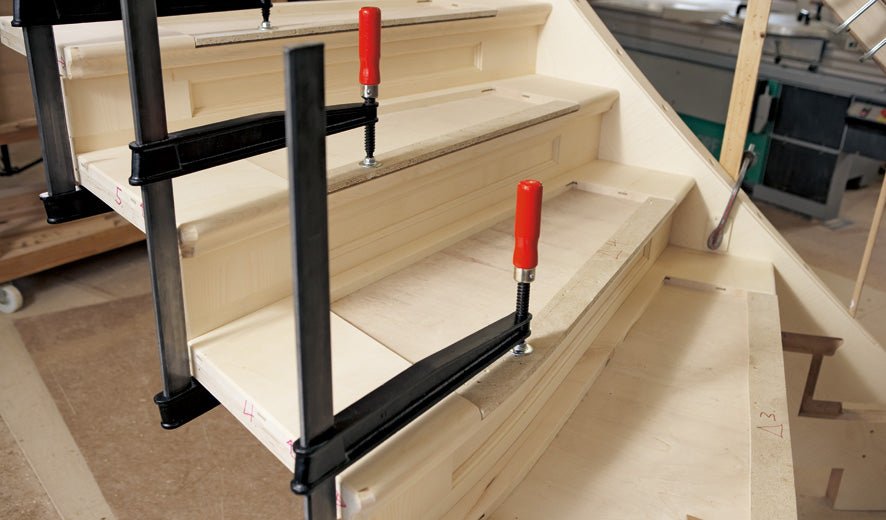 Bessey TGN80T25K - Tornillo de apriete de gran alcance con mordazas de fundición TGNT - K 800 mm - Ferrotecnia