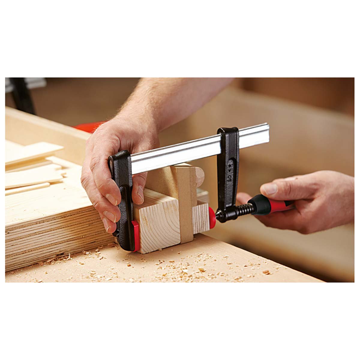 Bessey TP100S12BE - 2K - Tornillo de apriete con mango bicomponente Bessey TPNBE1000/120 - Ferrotecnia