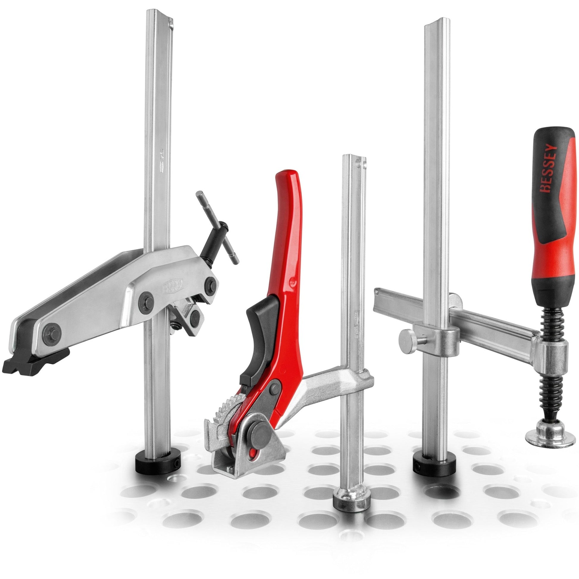 Bessey TWV16 - 20 - 15K - Elemento de sujeción con alcance variable para mesas de soldadura Bessey TWV16 200/150 K - Ferrotecnia