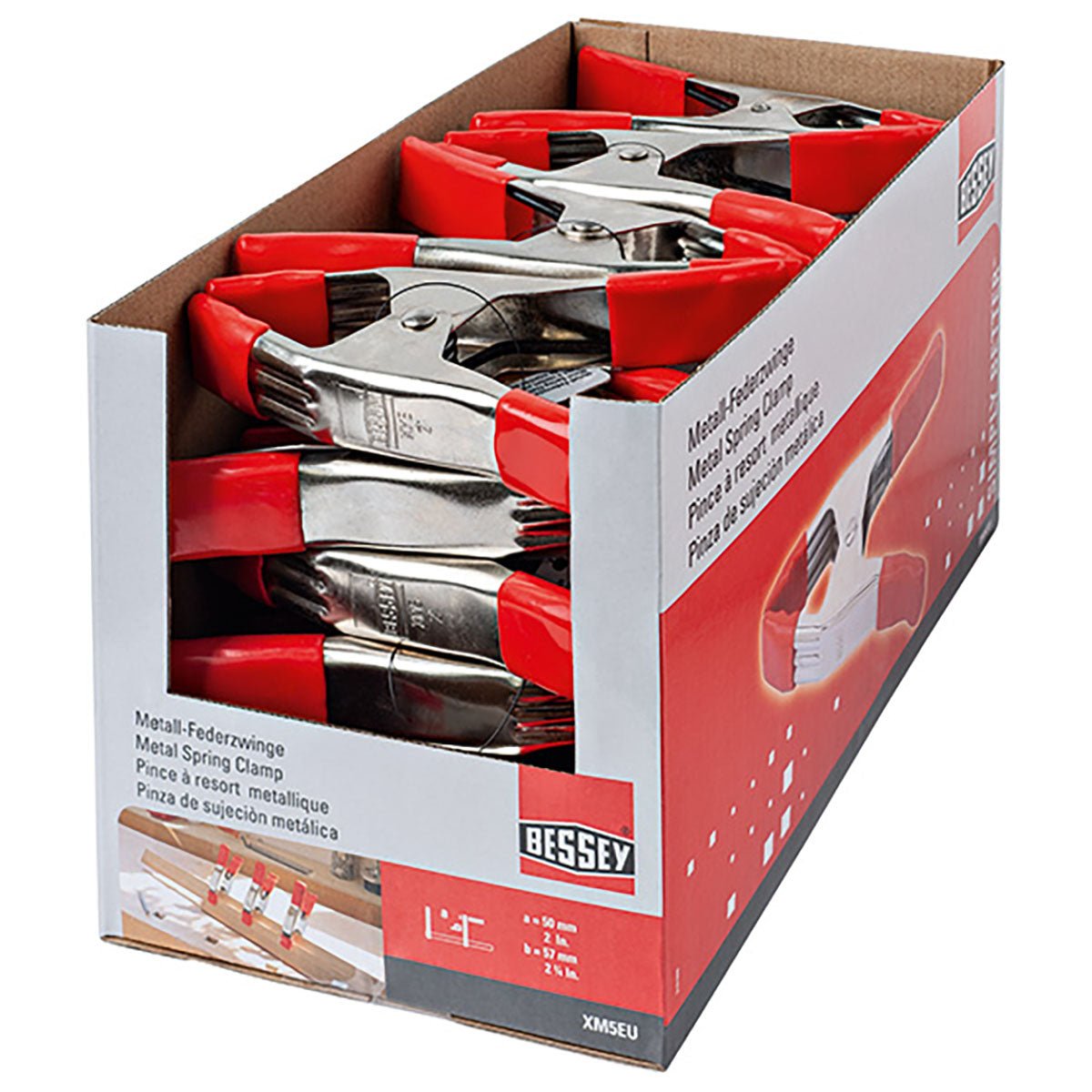 Bessey XM3EU - Pinza de sujeción metálica Bessey XM 3 - Ferrotecnia