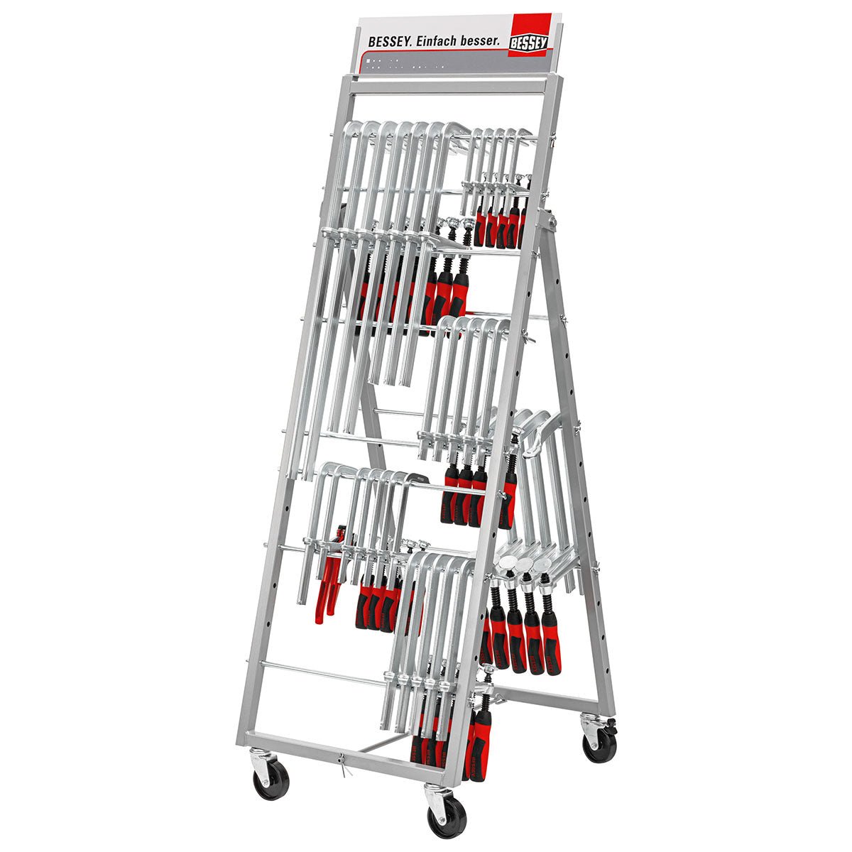 Bessey ZW1 - Carro de sargentos con ruedas - Ferrotecnia