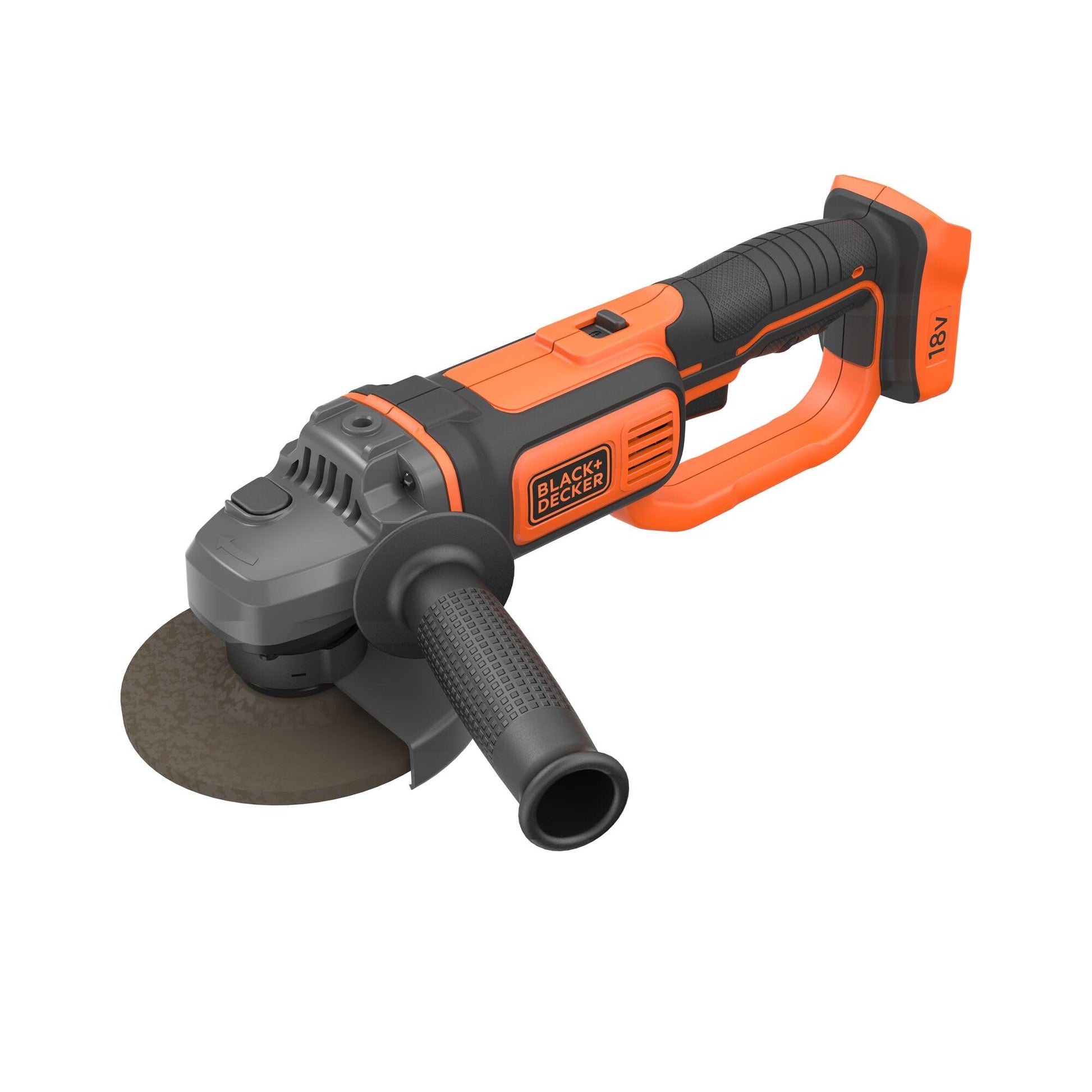 Black+Decker BCG720N-XJ - Amoladora angular 18V de 125 mm, sin batería ni cargador