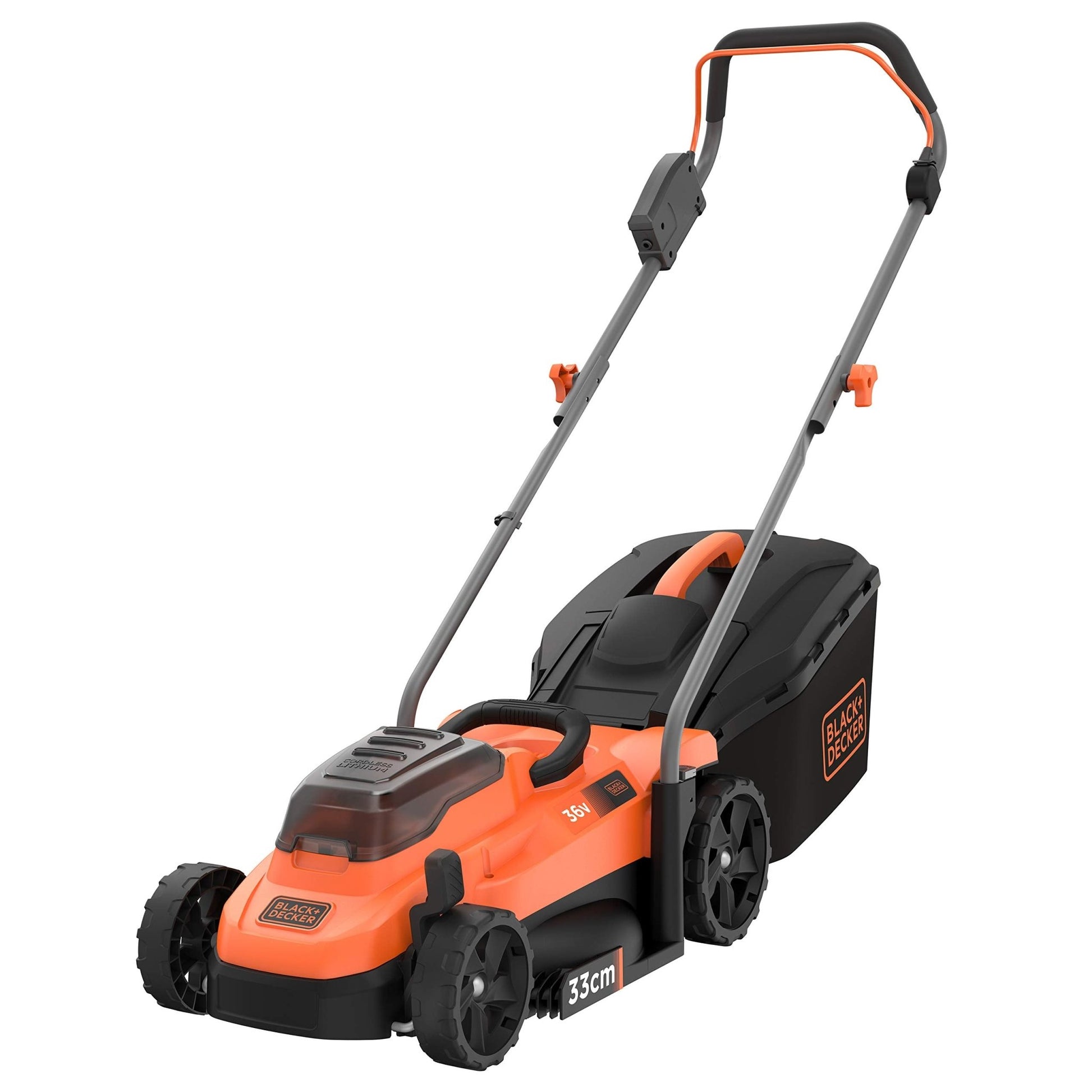 Black+Decker BCMW3336N-XJ - Cortacésped de batería 36V, corte 33 cm, sin batería ni cargador