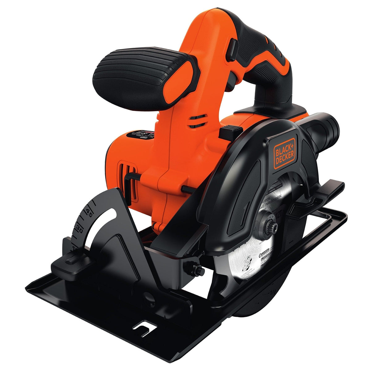 BLACK+DECKER BDCCS18N-XJ - Sierra circular a batería 18V, Diámetro disco Ø 140 mm, Profundidad de corte hasta 43 mm, Corte bisel hasta 45º, No incluye cargador ni batería - Ferrotecnia
