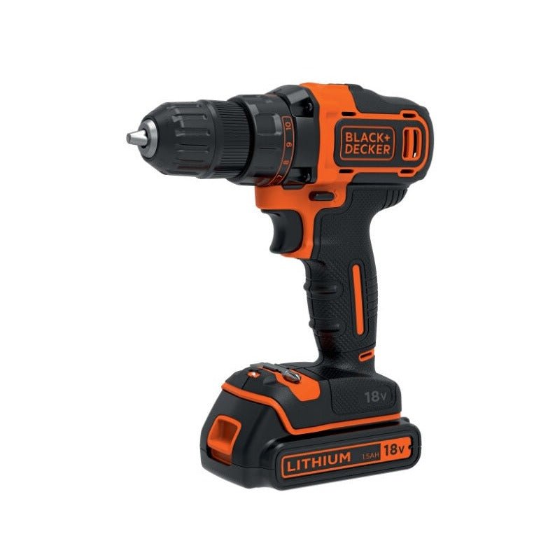 BLACK+DECKER bDCdd186b BLACK+DECKER Taladro 18 V inalámbrico con Cargador batería 1 5 Ah - Ferrotecnia