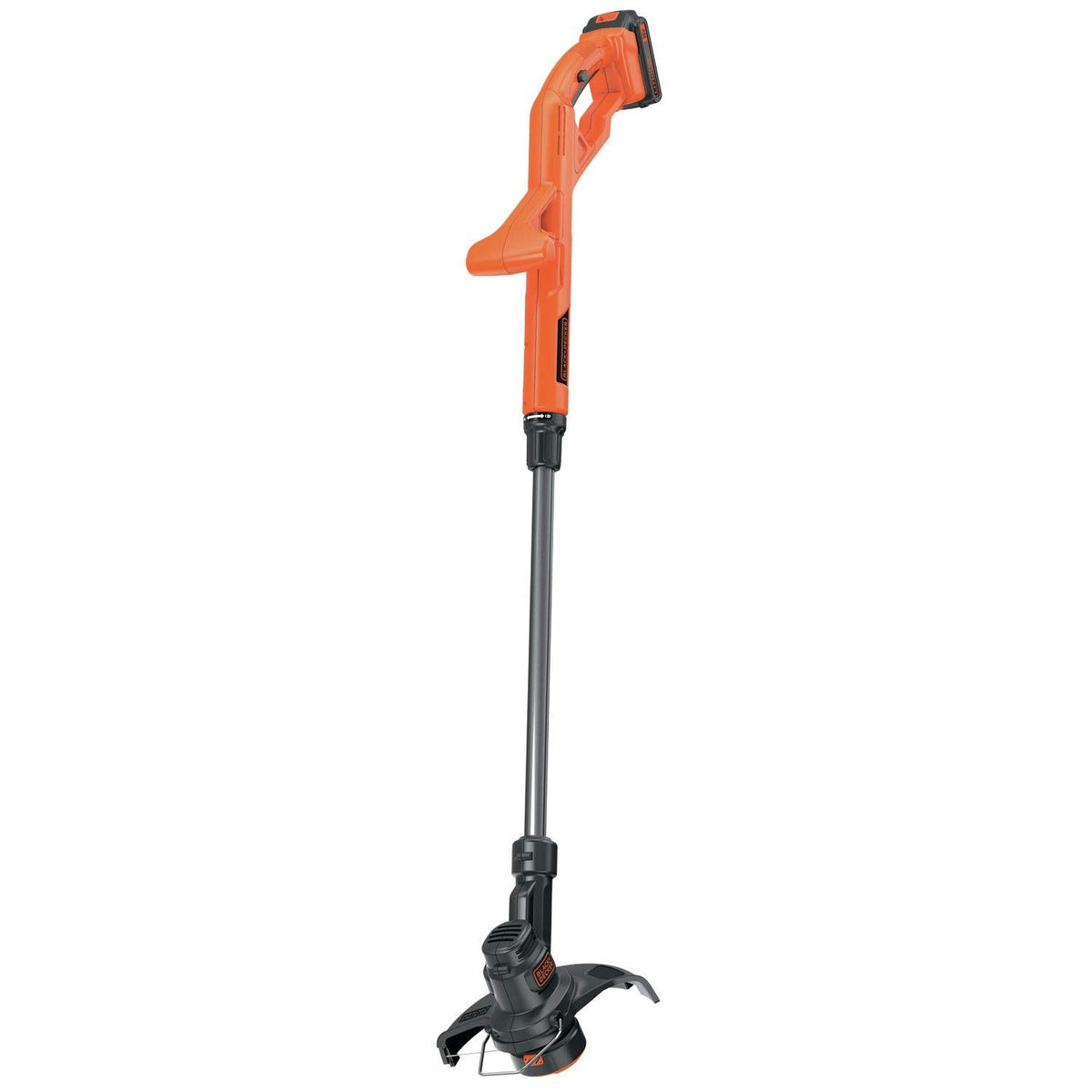 BLACK+DECKER Cortabordes y desbrozadora 18V, ancho de corte 25 cm, batería 2Ah, cabezal pivotante 180°, tubo telescópico, 2 mangos ajustables, incluye carrete Reflex 1.6 mm, ST182320-QW - Ferrotecnia