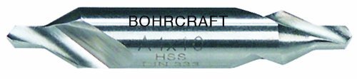 Bohrcraft 16000300250 - Bohrcraft Broca centrar DIN 333 A 60° // 2,5 mm BC - QP - Ferrotecnia