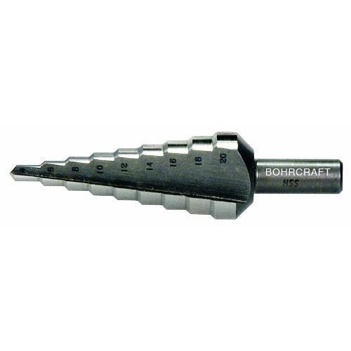 Bohrcraft 17600300066 - Bohrcraft Broca escalonada HSS // #6 / 4-39 mm BC-QP - Ferrotecnia