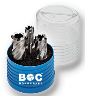 Bohrcraft 19501430003 - Bohrcraft Juego fresas huecas Profi Plus HSS - Ferrotecnia