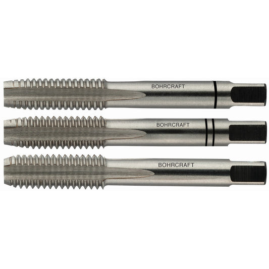 Bohrcraft 41001100250 - Macho Mano DIN 352 HSS Progr. // M 2,5 / 3-uds. BC-Unibox - Ferrotecnia