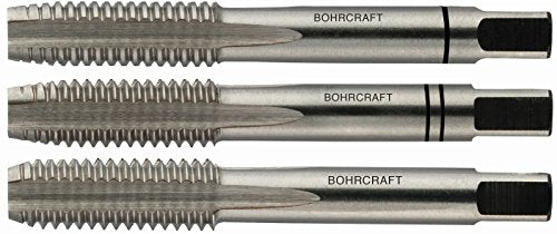 Bohrcraft 41001100300 - Bohrcraft Macho mano progr. DIN 352 jg. 3uds. HSS // M 3 BC - UB - Ferrotecnia