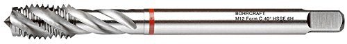 Bohrcraft 41780301400 - Bohrcraft Macho máquina anillo rojo DIN 376 H40° HSS - E // M14 BC - SP - Ferrotecnia