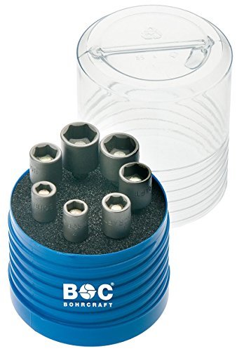 Bohrcraft 65001430007 - Bohrcraft Jg. Llaves de vasos 1/4" RST7 // 7 - 1/4" x 45 - Ferrotecnia