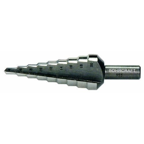 Bohrcraft 17600300001 - Bohrcraft HSS Step Drill Bit // #1 / 4-12 mm BC-QP