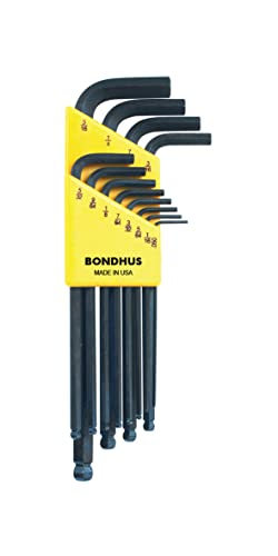 Bondhus 10936 - Juego de 12 llaves en L puntabola Bondhus ProGuard (pulgadas) - Ferrotecnia