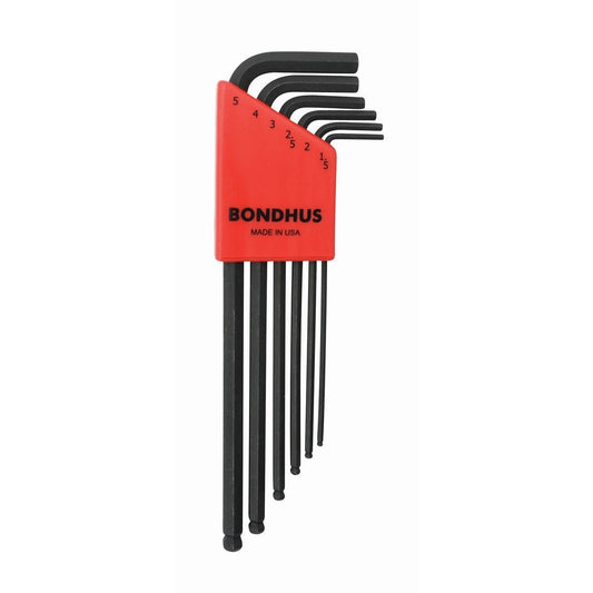 Bondhus 10946 - Set of 6 Bondhus ProGurad ball point L keys (1.5-5 mm.)