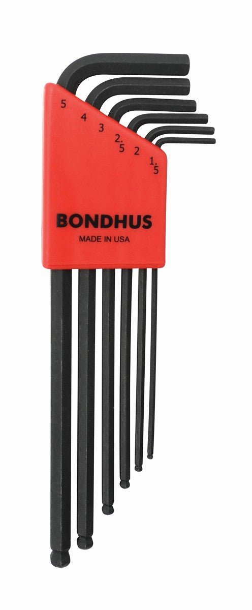 Bondhus 10946 - Juego de 6 llaves en L puntabola Bondhus ProGurad (1.5 - 5 mm.) - Ferrotecnia