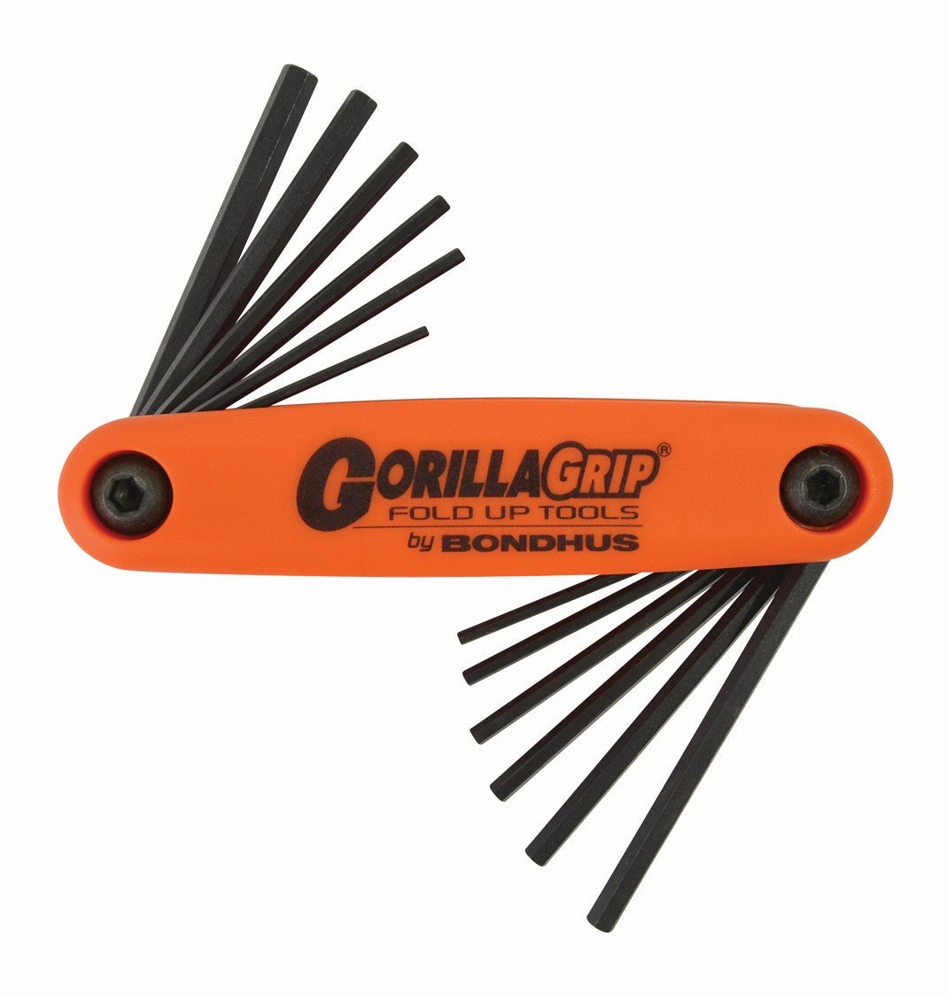 Bondhus 12550 - Navaja Bondhus GorillaGrip 12 llaves hexagonales en métrica y pulgadas - Ferrotecnia