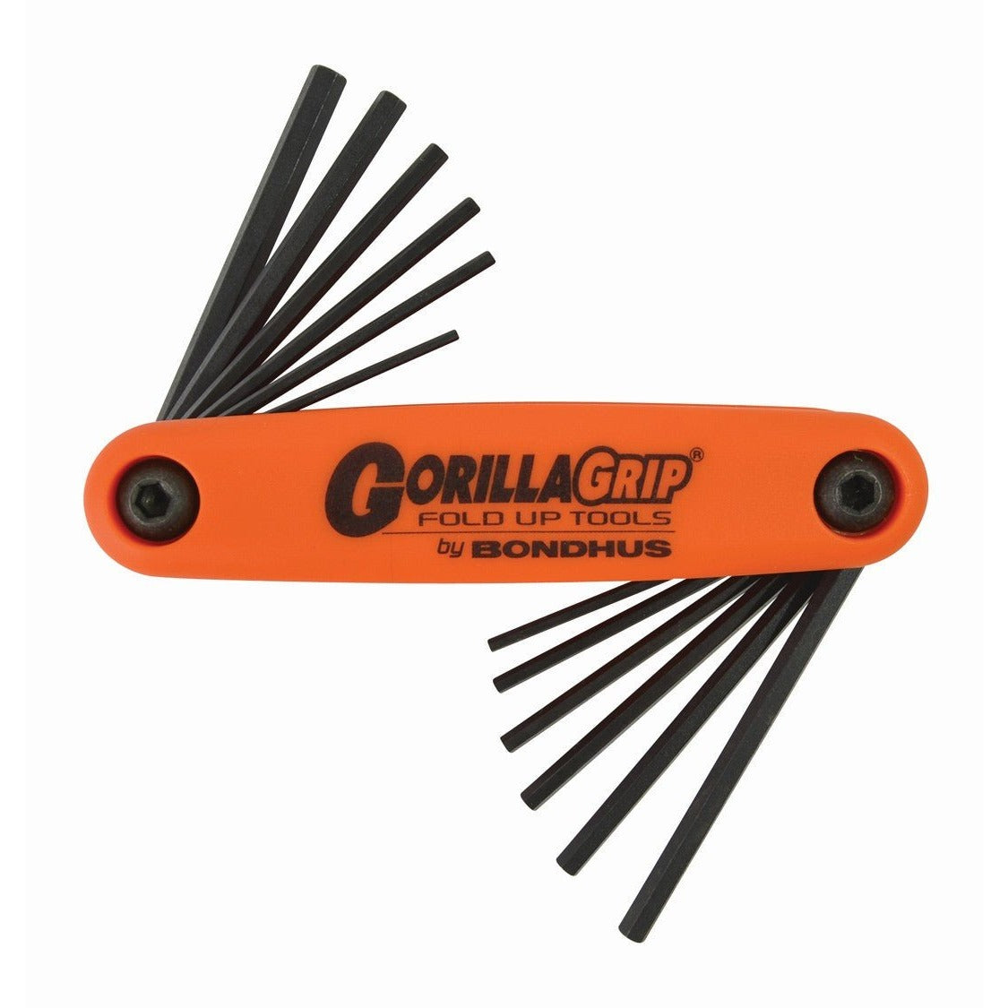 Bondhus 12550 - Navaja Bondhus GorillaGrip 12 llaves hexagonales en métrica y pulgadas