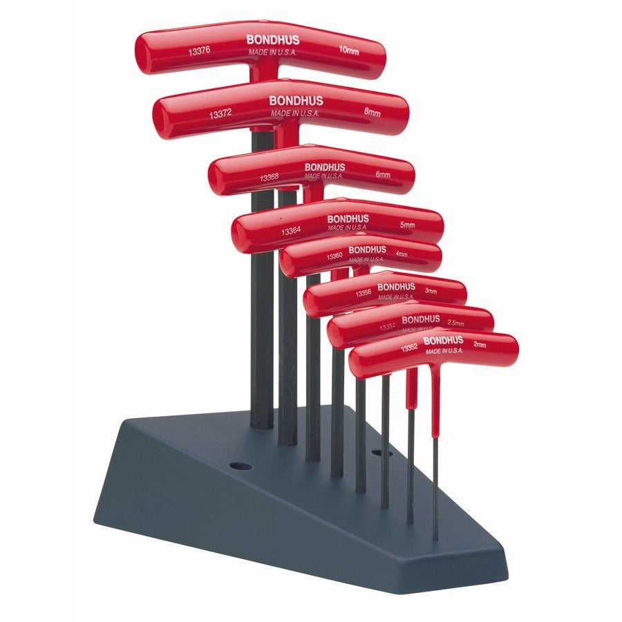 Bondhus 13389 - Juego de 8 llaves en T Bondhus ProGuard hexagonales (2,0-10 mm.)