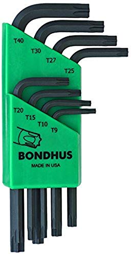 Bondhus 31734 - Juego de 8 llaves cortas en L TORX® Bondhus ProGuard (T9 a T40) - Ferrotecnia