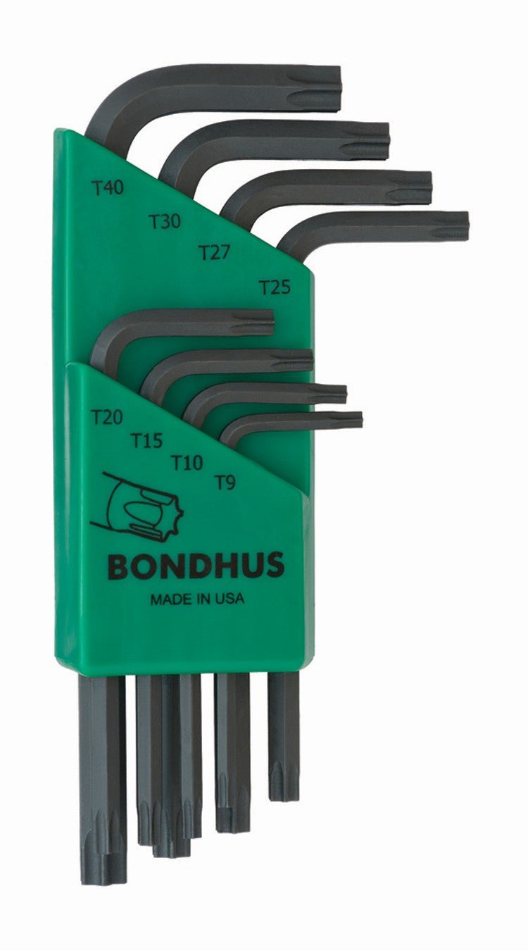 Bondhus 31734 - Juego de 8 llaves cortas en L Torx Bondhus ProGuard (T9 a T40) - Ferrotecnia