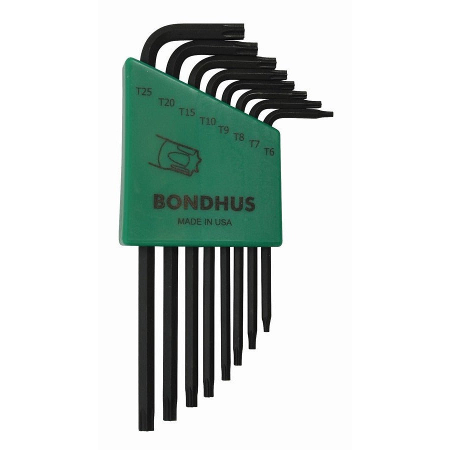 Bondhus 31832 Set of 8 Bondhus ProGuard Long Torx L Keys (T6 to T25)