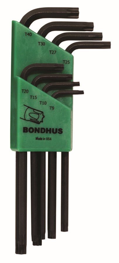 Bondhus 32434 - Juego de 8 llaves en L Torx inviolables Bondhus ProGuard (TR9 - TR40) - Ferrotecnia