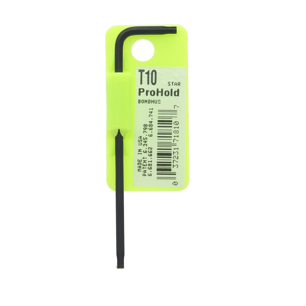 Bondhus 71810 - Llave en L Bondhus ProGuard Torx T10 ProHold