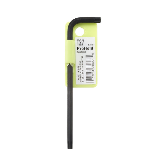 Bondhus 71827 - Bondhus ProGuard Torx T27 ProHold L-Wrench