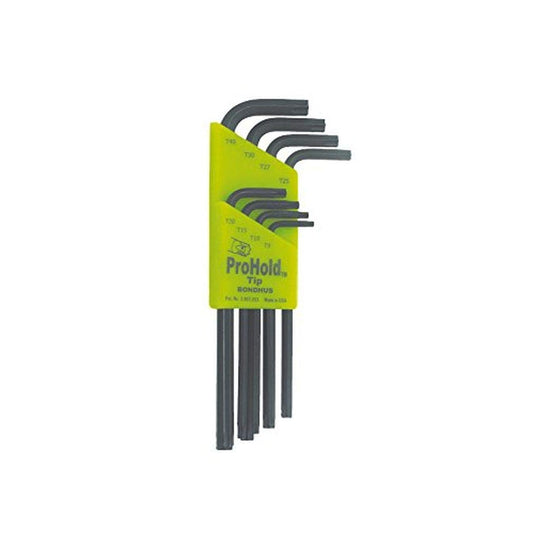 Bondhus 71834 -  Juego de 8 llaves en L Torx ProHold® largas T9-T40