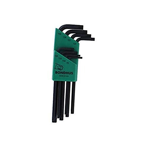 Bondhus 31834 - Bondhus ProGuard TORX® Long L-Wrench Set of 8 (T9 to T40)