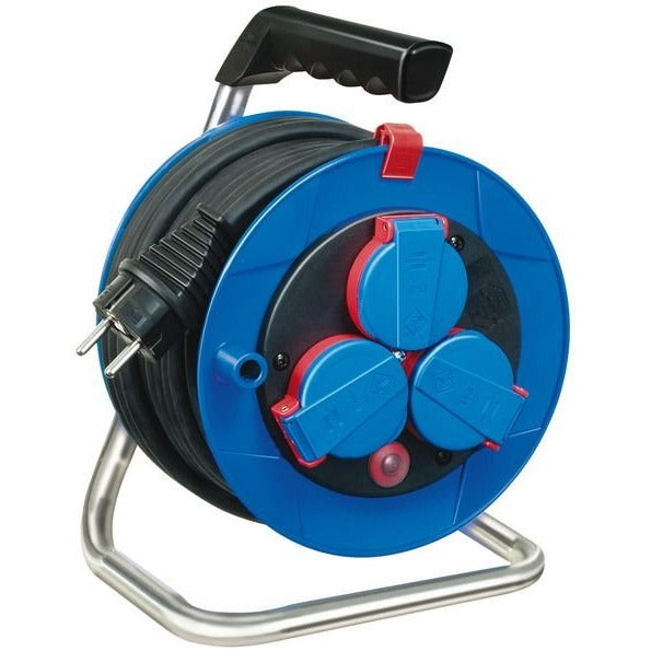 Brennenstuhl 1072240007 - Enrollacables Garant® compacto IP44 Bremaxx® N05V3V3-F3G1,5 con cable de 15 m