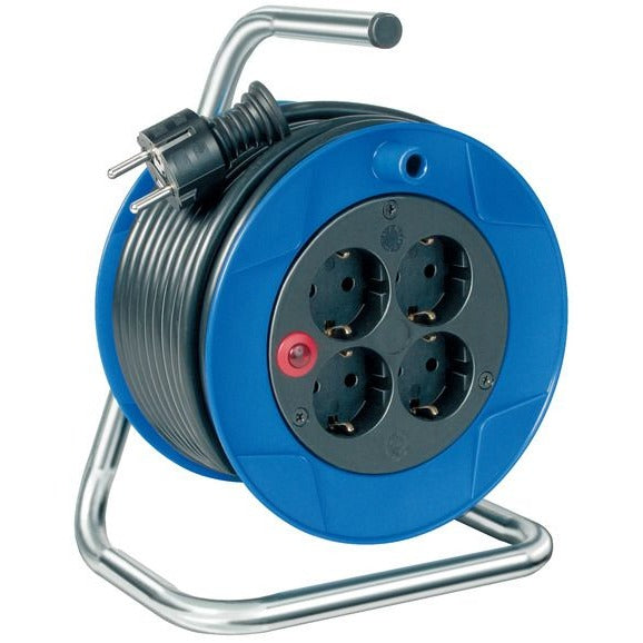 Brennenstuhl 1079180004 - Enrollacables compacto negro IP20 H05VV-F3G1,5 con cable de 15 m