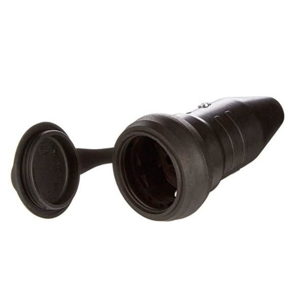 Brennenstuhl 1082050B - Schucko rubber female plug 230V/16A IP44 for outdoor use