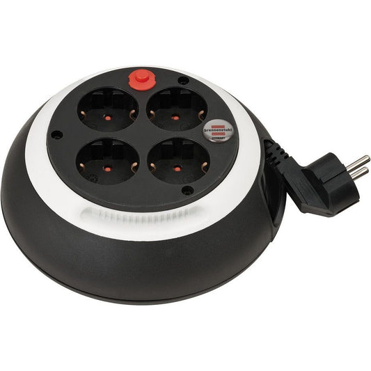 Brennenstuhl 1109220 - Comfort-Line CL-S 4-way cable reel IP20 H05VV-F3G1.5 with 3 m cable (white)