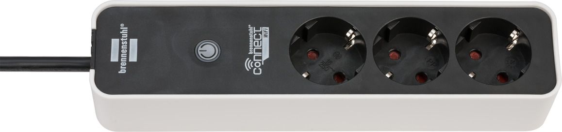 Brennenstuhl 1153230620 - Base múltiple inteligente Ecolor compatible con brennenstuhl®Connect WiFi - Ferrotecnia